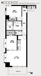 ライオンズマンション幡ヶ谷 2LDKの間取図画像