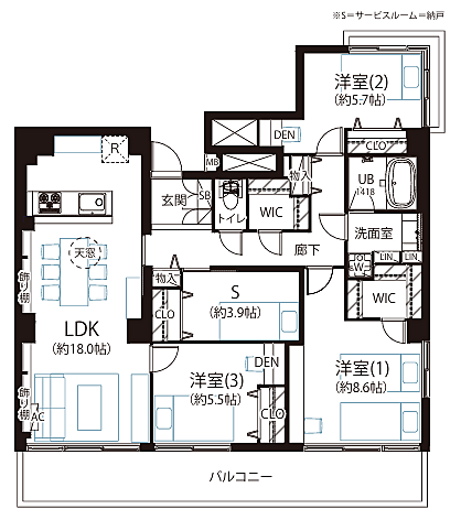 間取り 都営浅草線 押上駅 徒歩3分