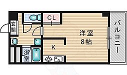 すうり庵 1Kの間取図画像