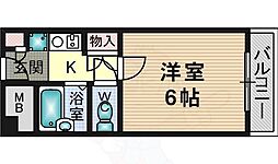 レオパレスイケガミ 1Kの間取図画像
