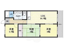 エトアール茨木 3LDKの間取図画像