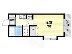 プリマトンダ 1Kの間取図画像