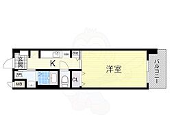 メトロノーム 1Kの間取図画像