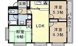 東海道・山陽本線 高槻駅 バス9分 美しが丘下車 徒歩14分