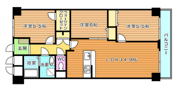 間取りを拡大表示