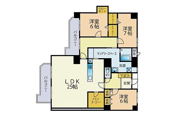 間取りを拡大表示