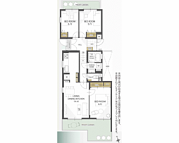 間取図画像 3LDK