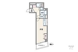 江戸川橋ダイヤハイツ ワンルームの間取図画像