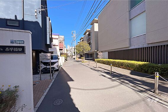 敷地東側の前面...