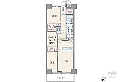アンサンブル新中野 2SLDKの間取図画像