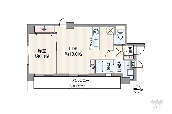 間取りを拡大表示