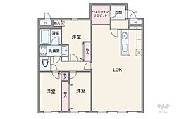 間取図画像 3LDK