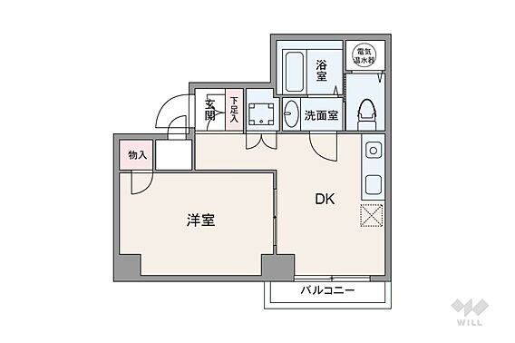 間取りは専有面...