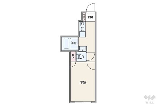 間取りは専有面...