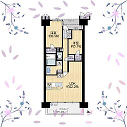 間取図画像 2SLDK