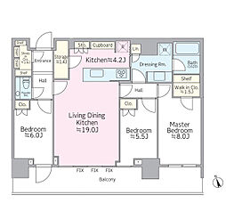 間取図画像 3LDK