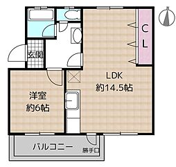 間取図画像 1LDK