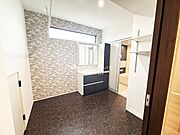 広々とした1階洗面室◎室内物干し付きです