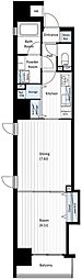 MAXIVscene北千住 1DKの間取図画像