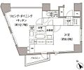 パークハビオ元麻布5階24.8万円