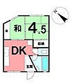 201号室間取...