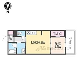 シャーメゾンFORESTA2 1LDKの間取図画像