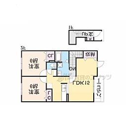 メルツガルテン 2LDKの間取図画像