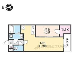 (仮称)ジーメゾン郡山リアン 1LDKの間取図画像