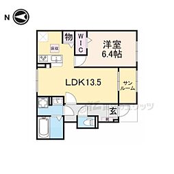 マホラ 1LDKの間取図画像