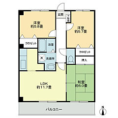 物件の間取り