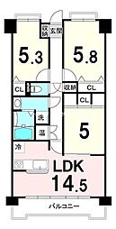 間取図画像 3LDK