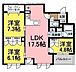 間取り：洋室3部屋すべてに移動式CLが採用されていますライフスタイルや家具の配置に合わせて収納の位置を動かせます♪