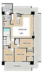 ダイアパレス徳重グランヒルズ 3LDKの間取図画像