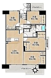 シティライフ刈谷 4LDKの間取図画像