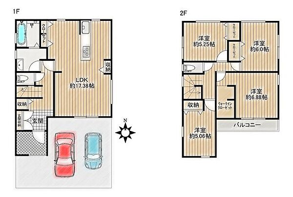 間取りを拡大表示