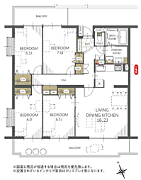 間取図画像 4LDK