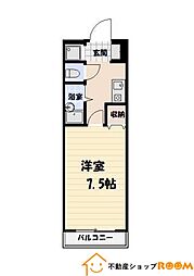 みやまSentosa浬奈 1Kの間取図画像