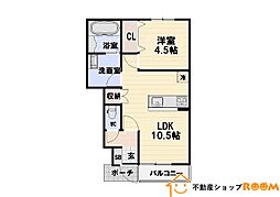 REGALIA 1LDKの間取図画像