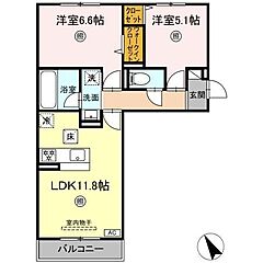 物件の間取り