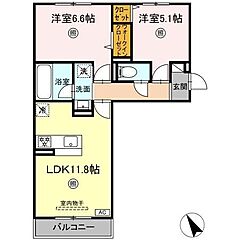 物件の間取り