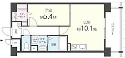 ラフレシーサ医大通り 1LDKの間取図画像
