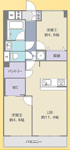 間取りを拡大表示
