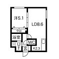 パインハート中の島2階5.3万円