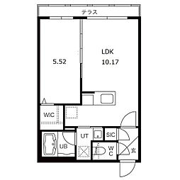 ティエラ豊平公園 1LDKの間取図画像