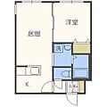 クラリス北16条A3階5.6万円