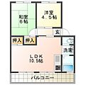 名谷2団地13号棟1階4.8万円