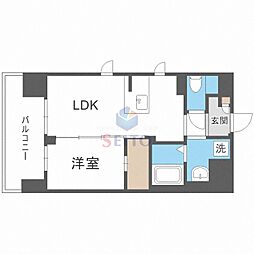 第26関根マンション 1LDKの間取図画像