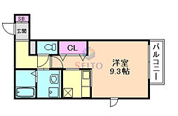 QUINZZA 1Kの間取図画像