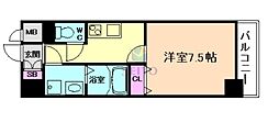エスリード江坂垂水町 1Kの間取図画像