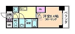 S-RESIDENCEESAKA 1Kの間取図画像